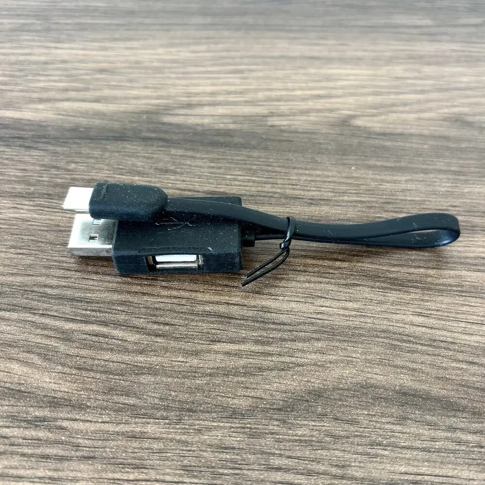 USB-C to USB-A with Splitter Extra Port Cable Adapter - Black
